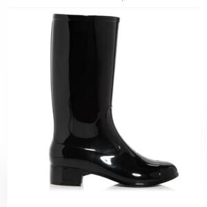 Jeffrey Campbell Black Rain Boots – Sz 9